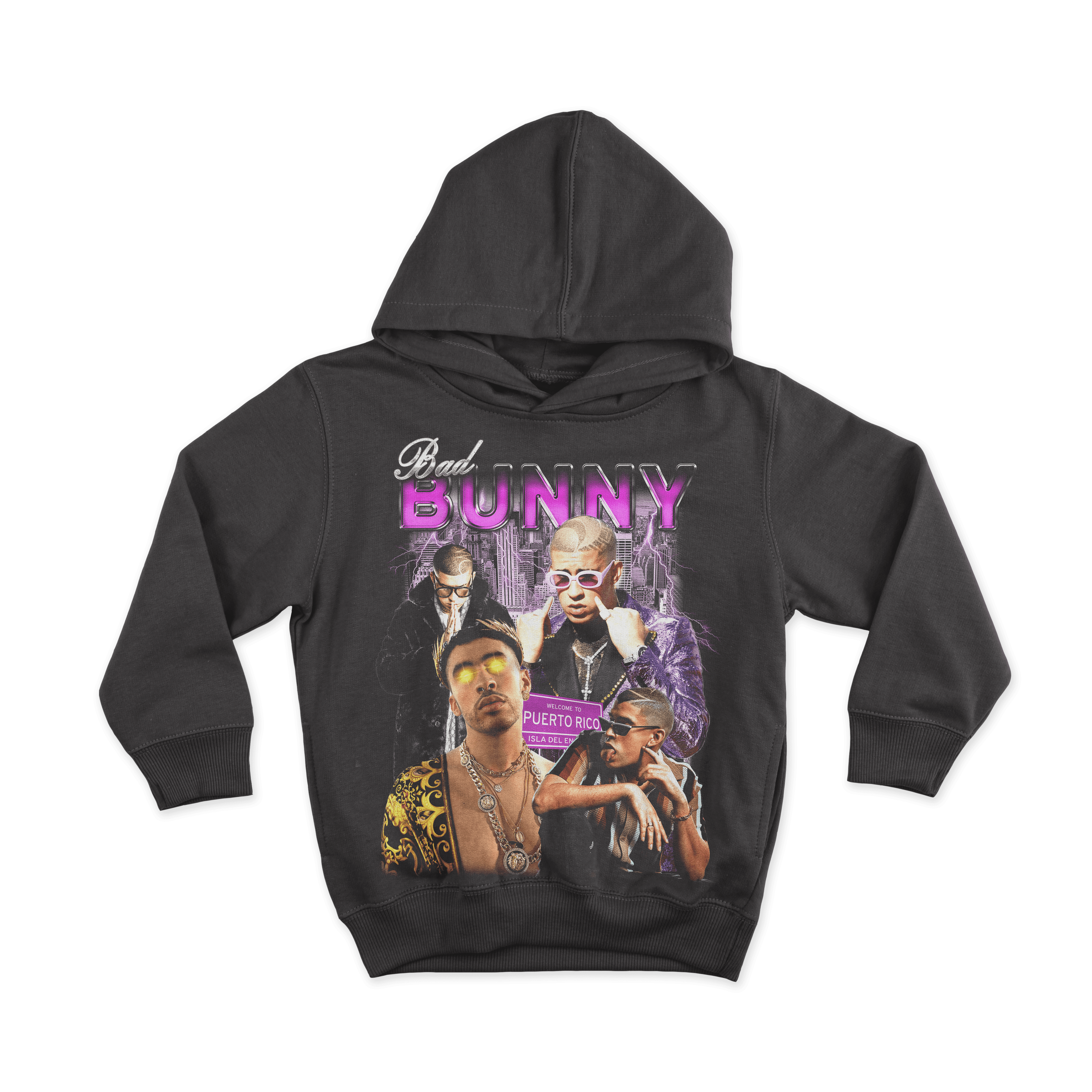 Bad Bunny – Vintage Bootleg All Over Print Hoodie