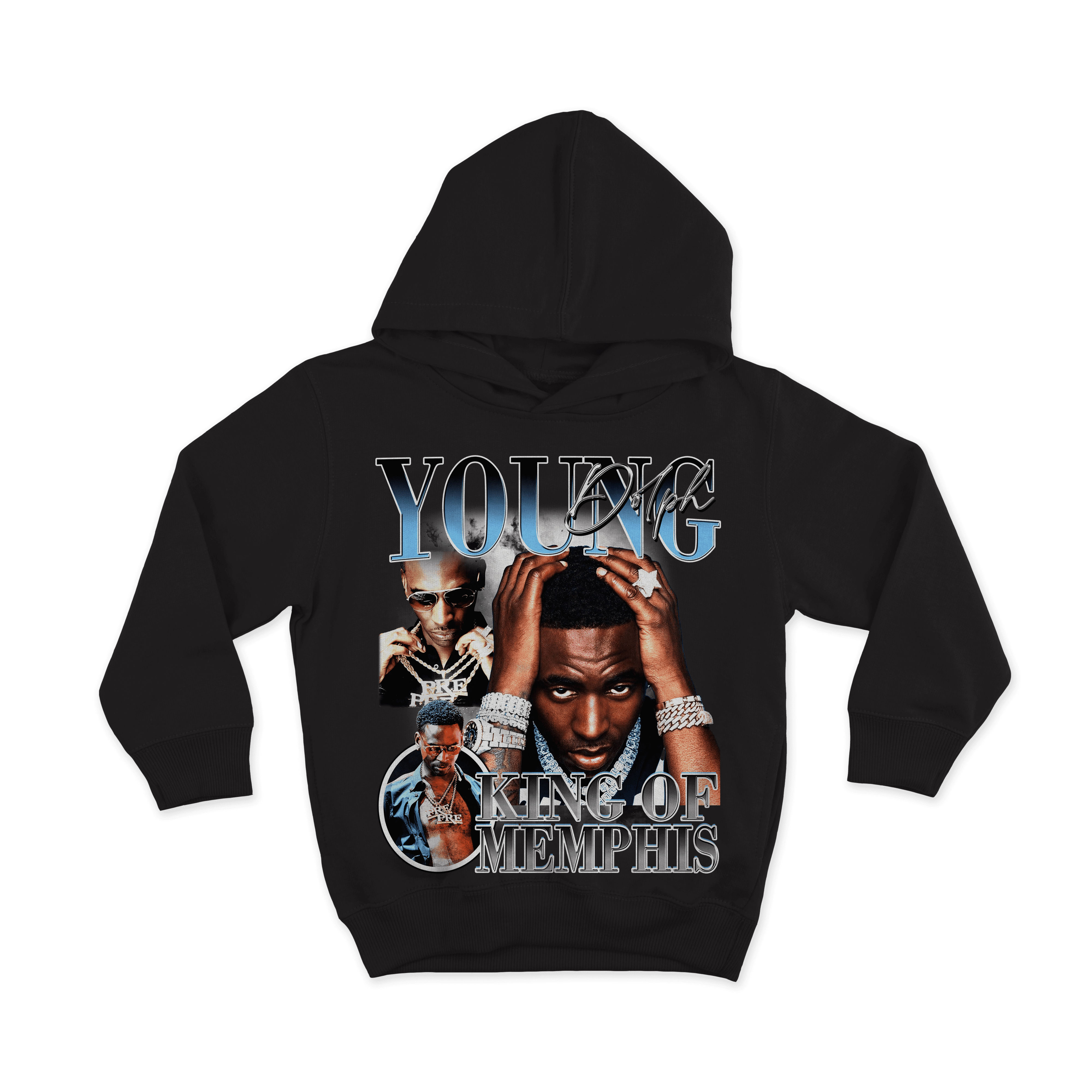 Young Dolph – Vintage Bootleg All Over Print Hoodie