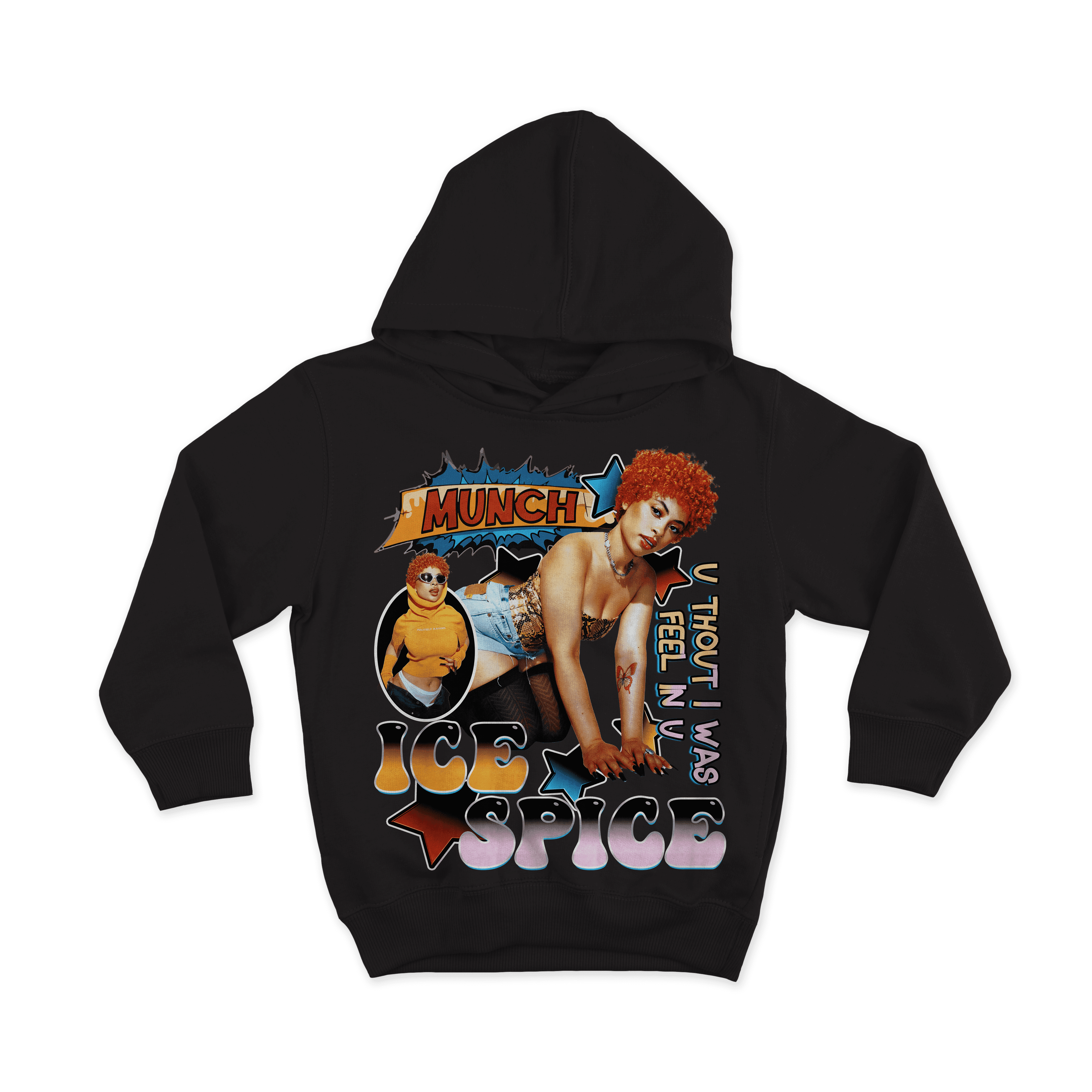 Ice Spice – Vintage Bootleg All Over Print Hoodie