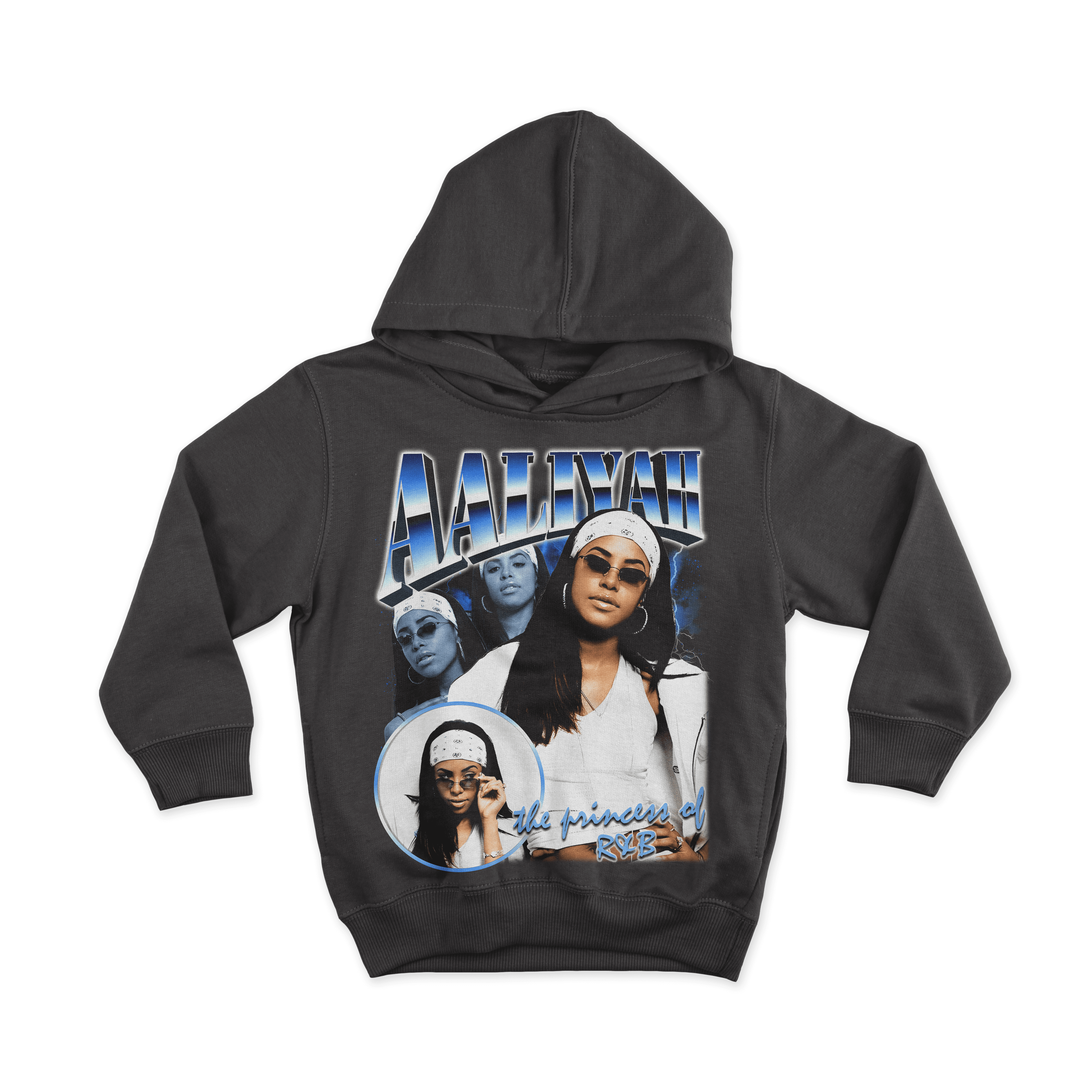 Aaliyah – Vintage Bootleg All Over Print Hoodie