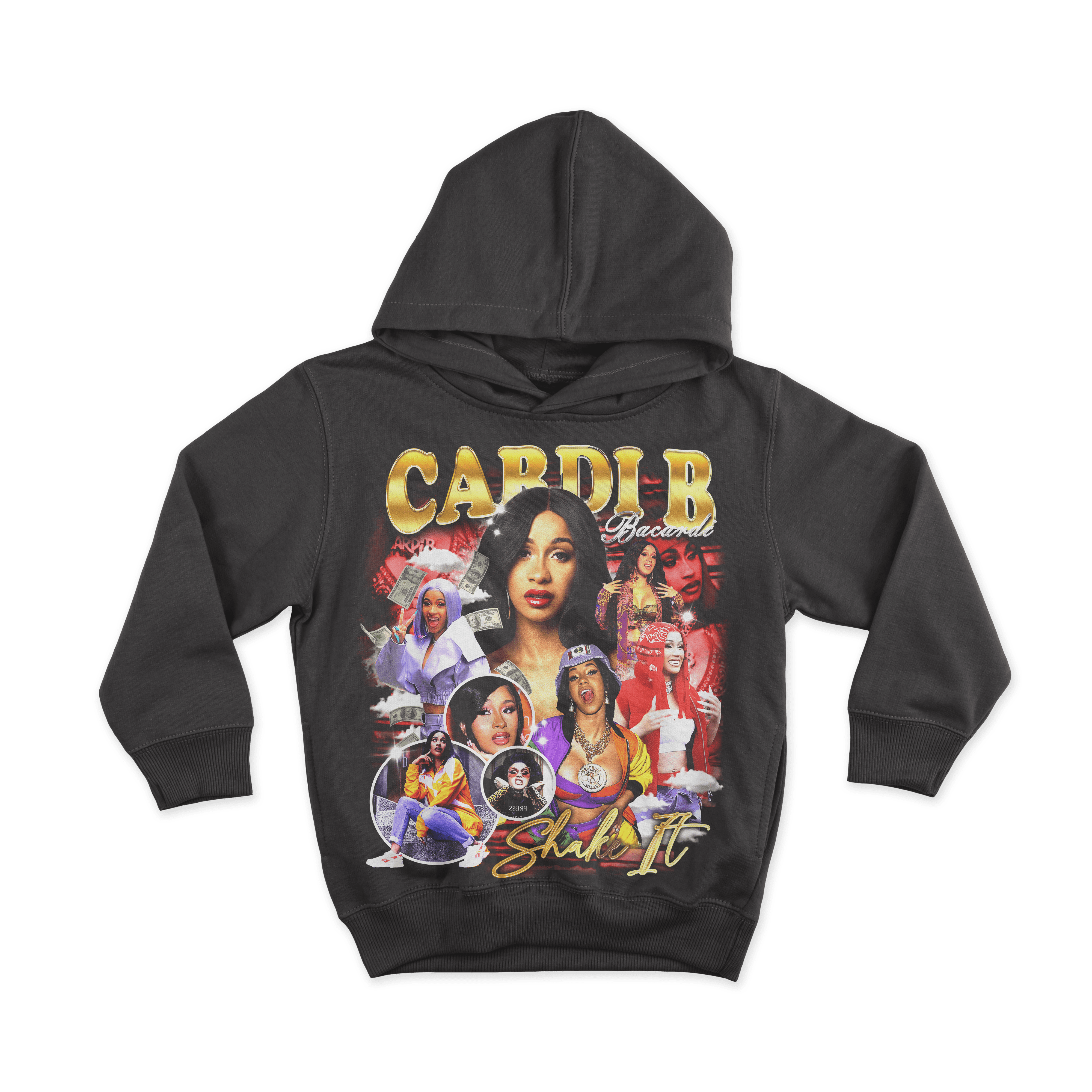 Cardi B – Vintage Bootleg All Over Print Hoodie