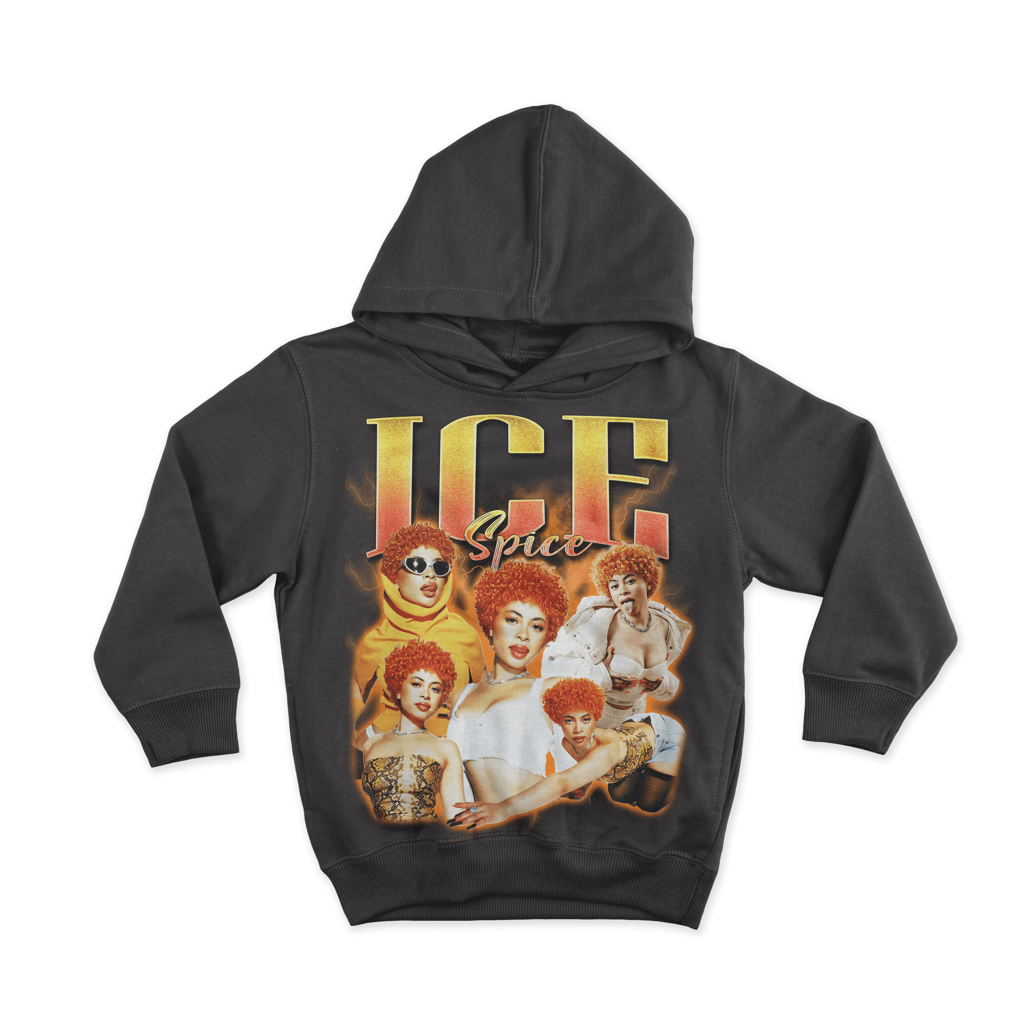 Ice Spice – Vintage Bootleg All Over Print Hoodie