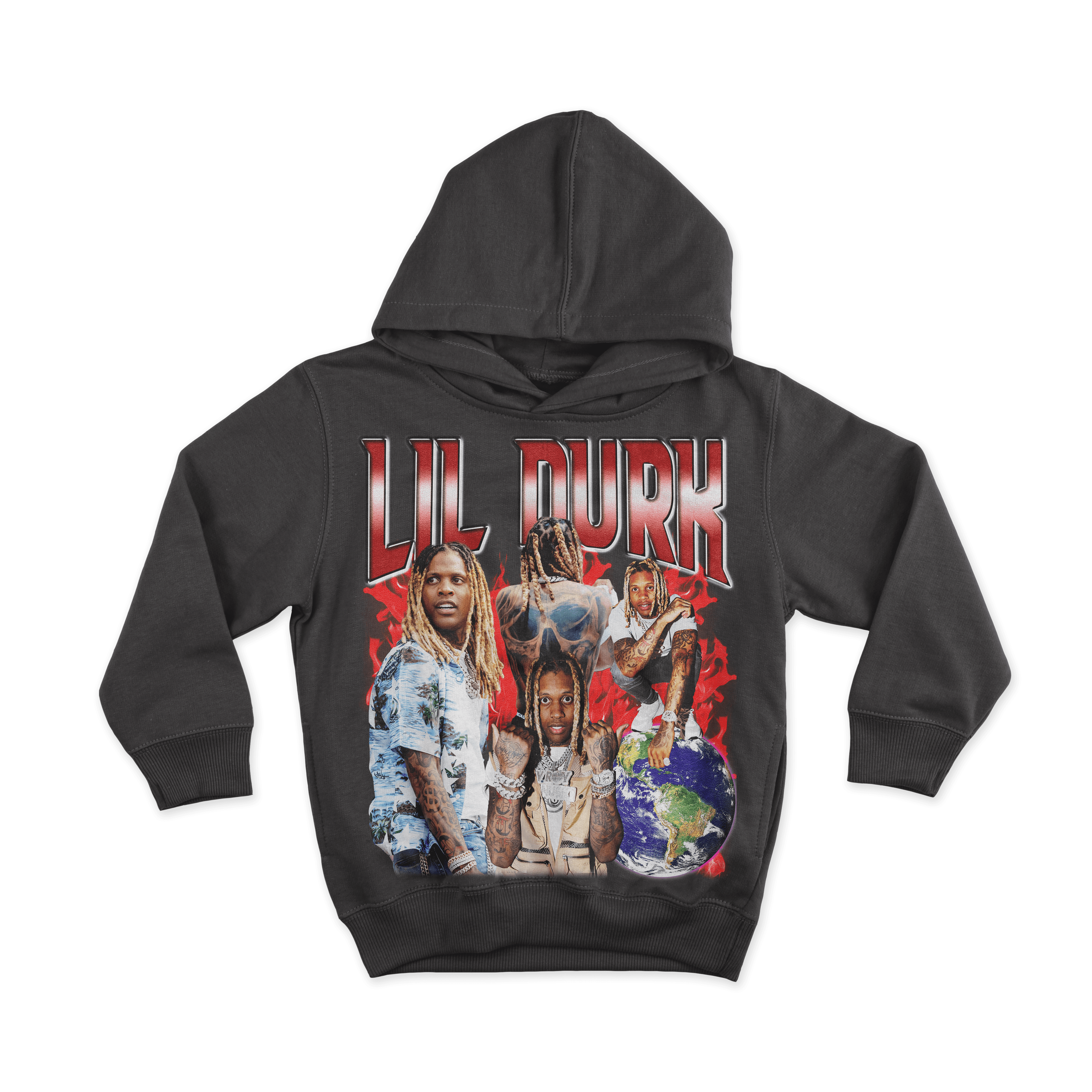 Lil Durk – Vintage Bootleg All Over Print Hoodie