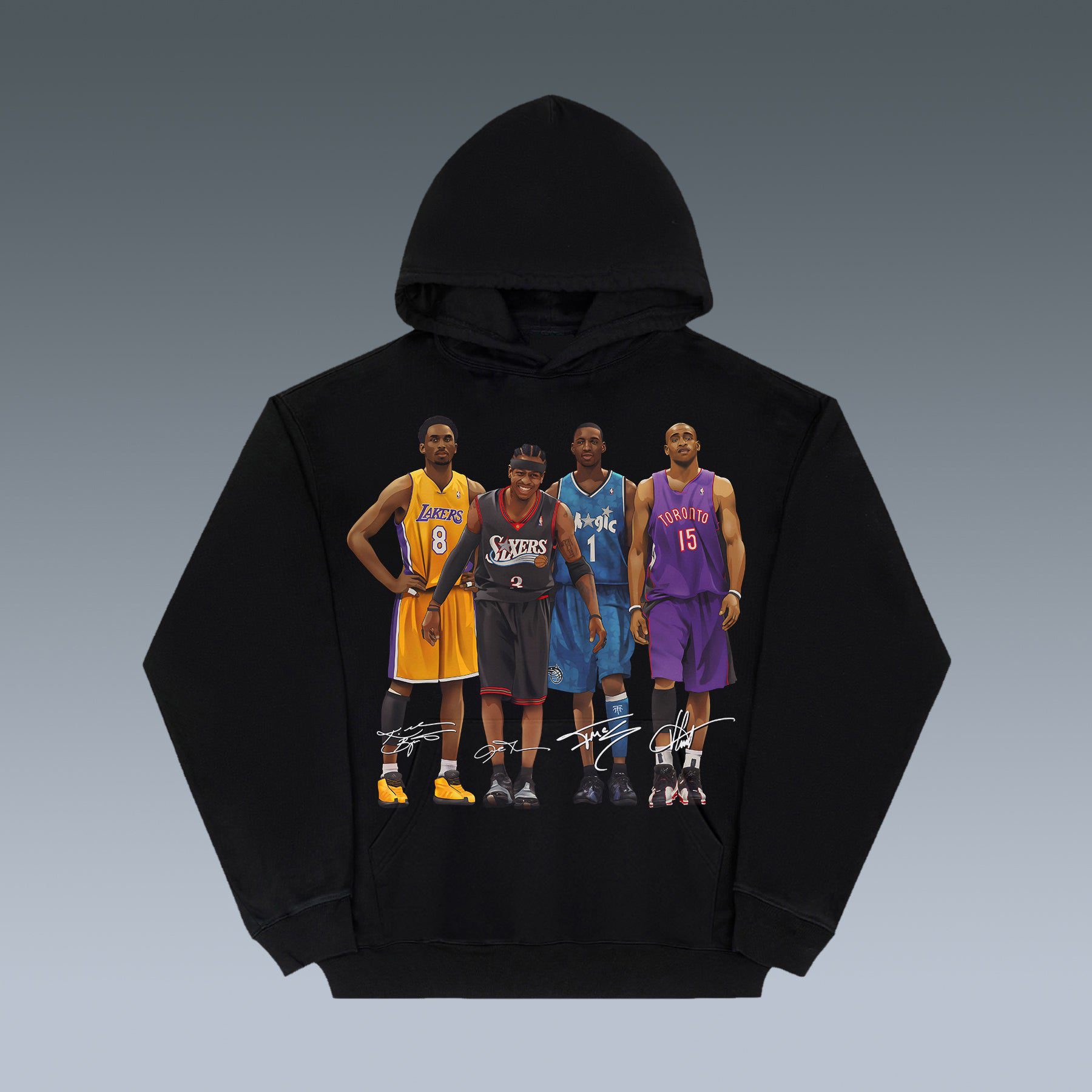 Kobe-Iverson-Tmac-Vince Carter Unisex Hoodie