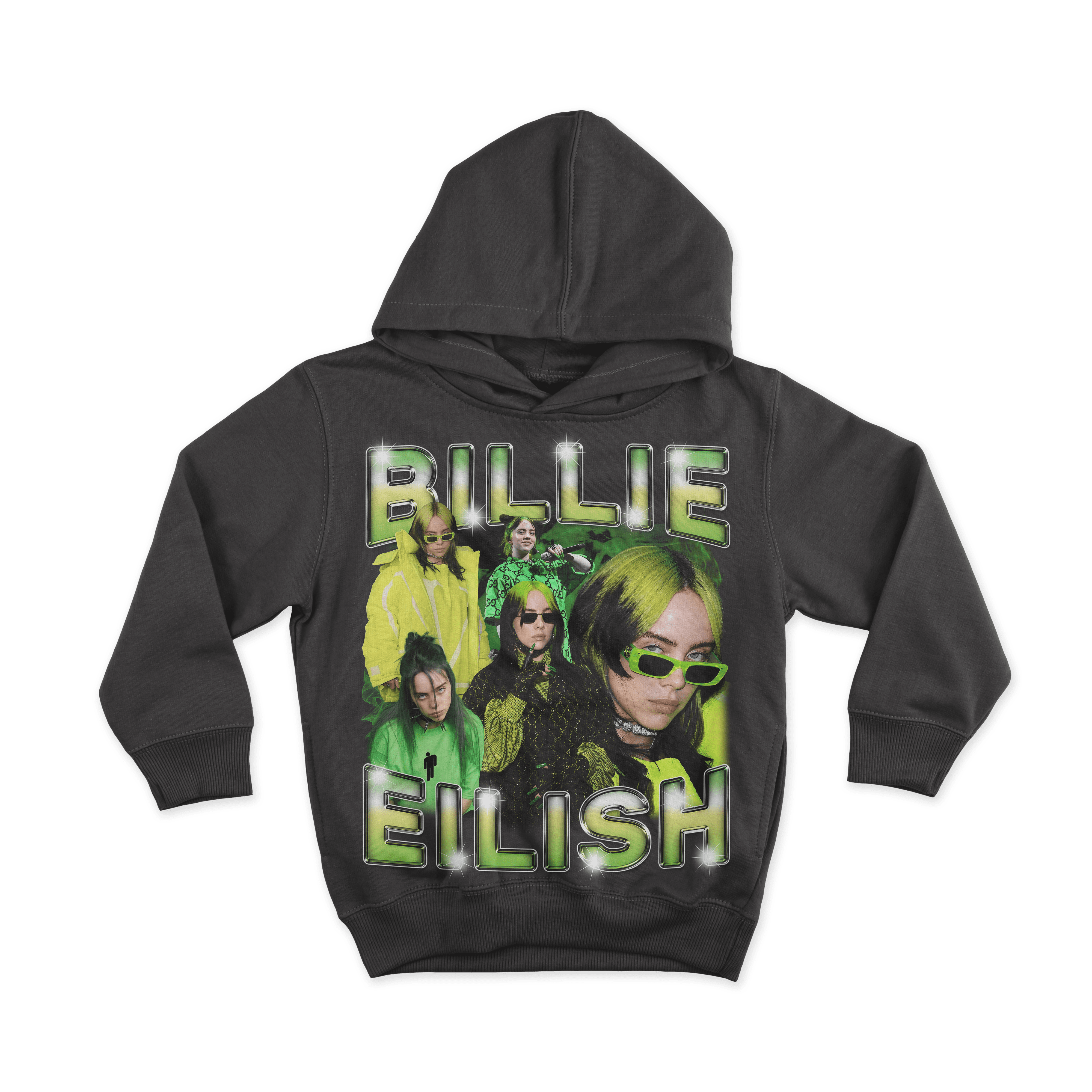 Billie Eilish – Vintage Bootleg All Over Print Hoodie