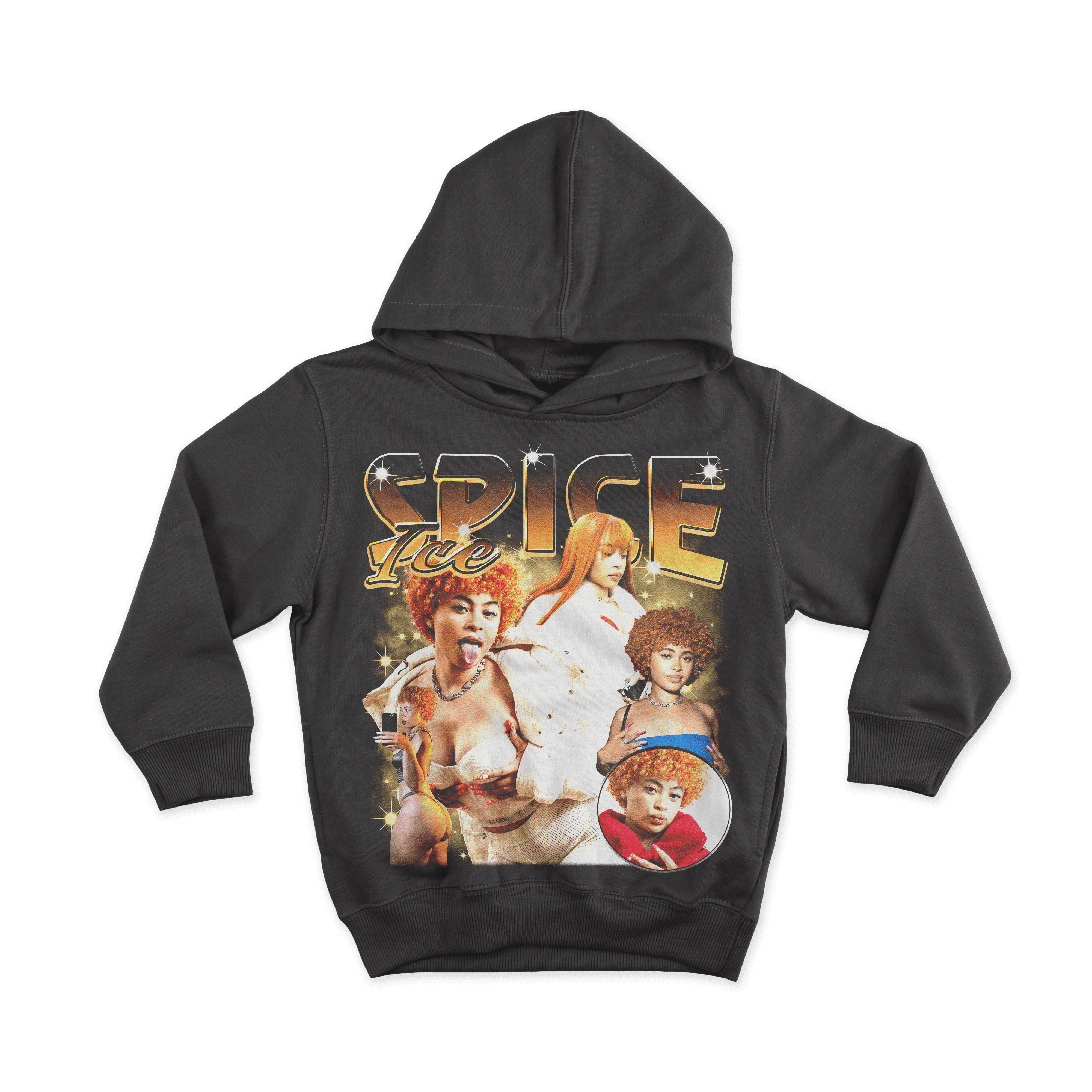 Ice Spice – Vintage Bootleg All Over Print Hoodie