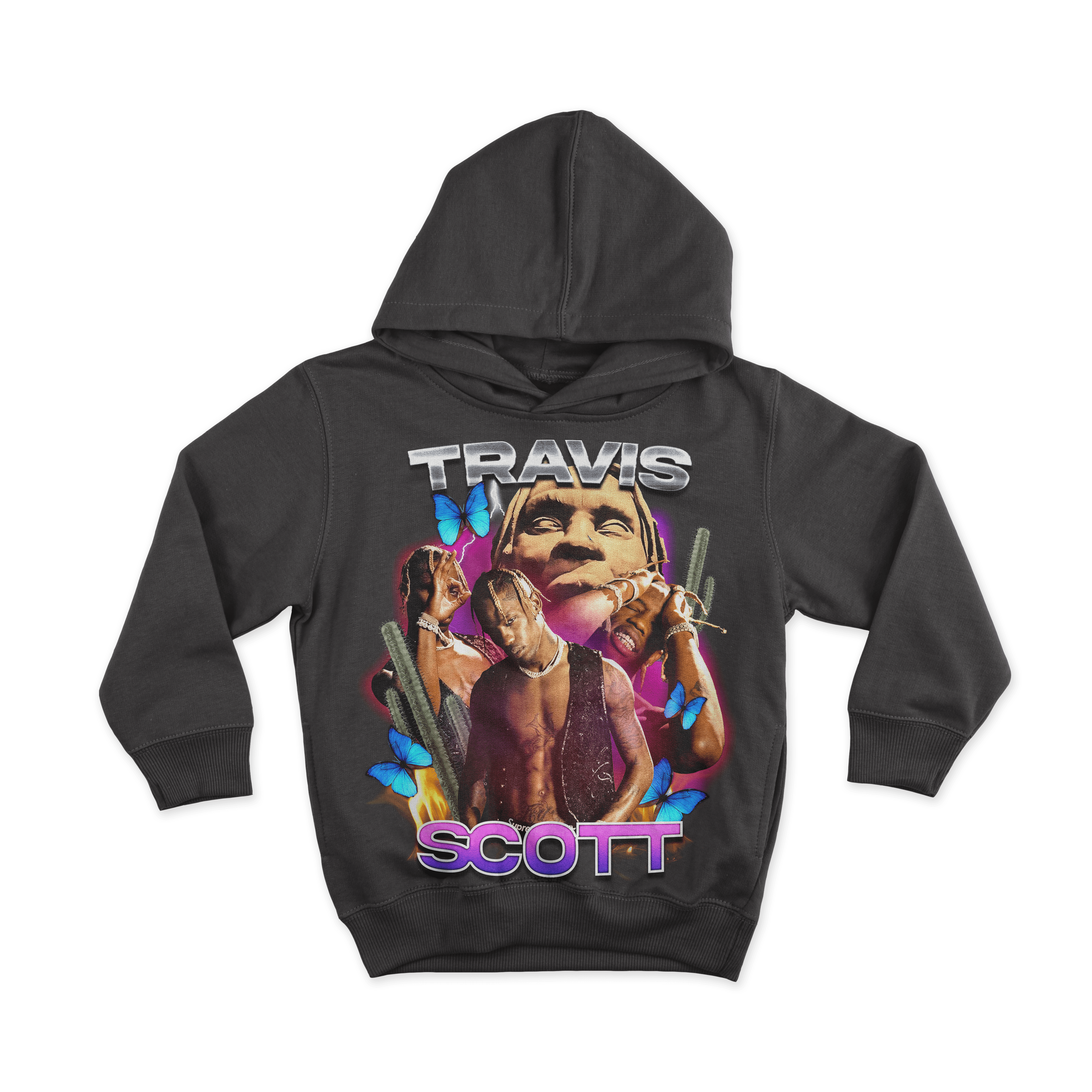 Travis Scott – Vintage Bootleg All Over Print Hoodie