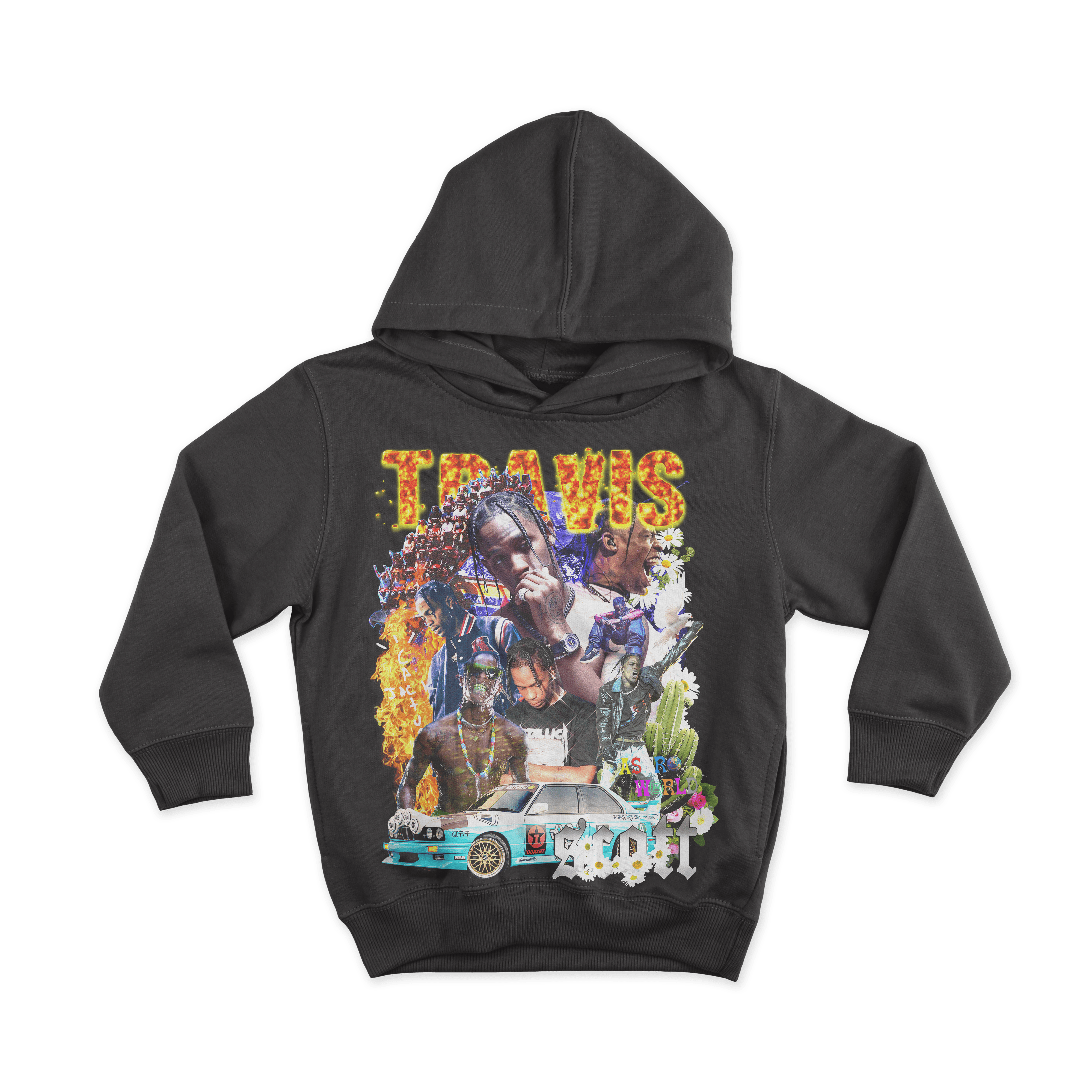 Travis Scott – Vintage Bootleg All Over Print Hoodie