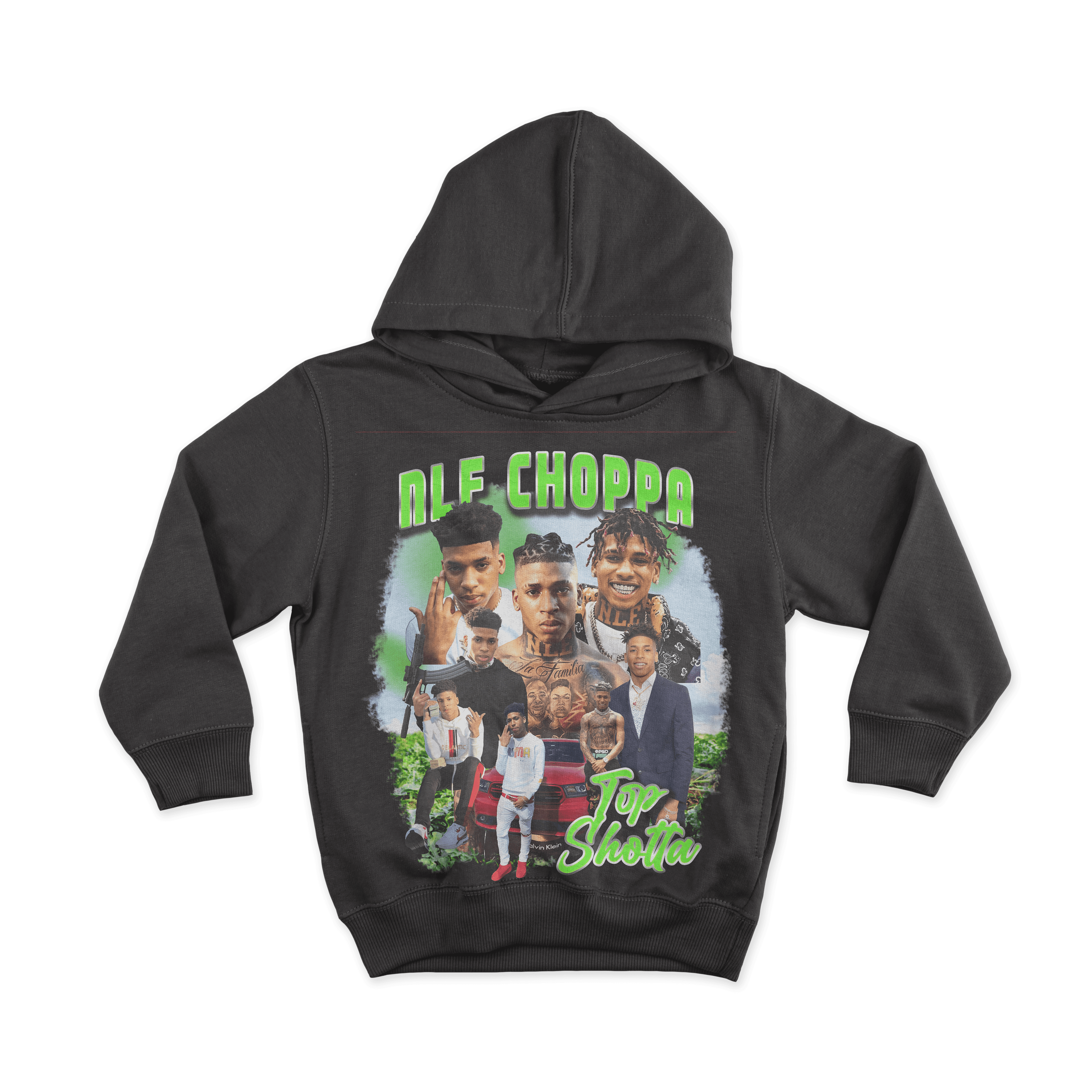 Nle Choppa – Vintage Bootleg All Over Print Hoodie