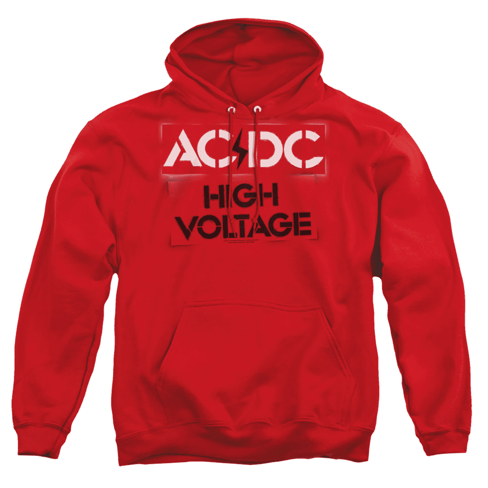 Ac/Dc High Voltage Stencil – Pullover Hoodie