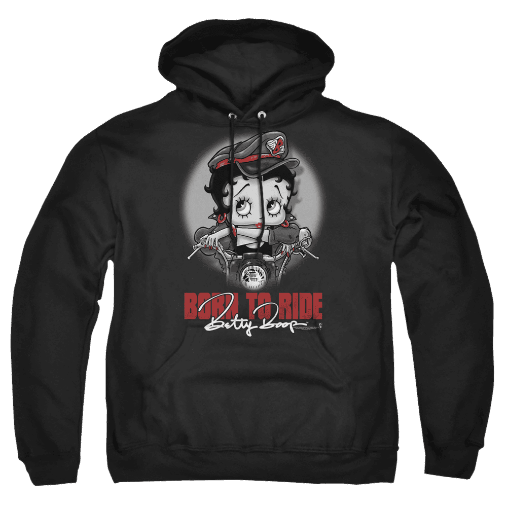 Betty Boop Born To Ride – Pullover Hoodie