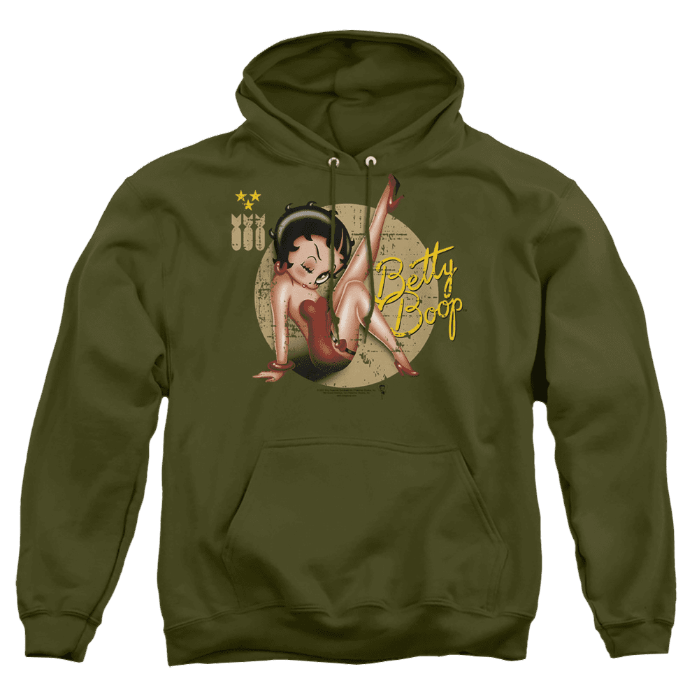 Betty Boop Nose Art – Pullover Hoodie