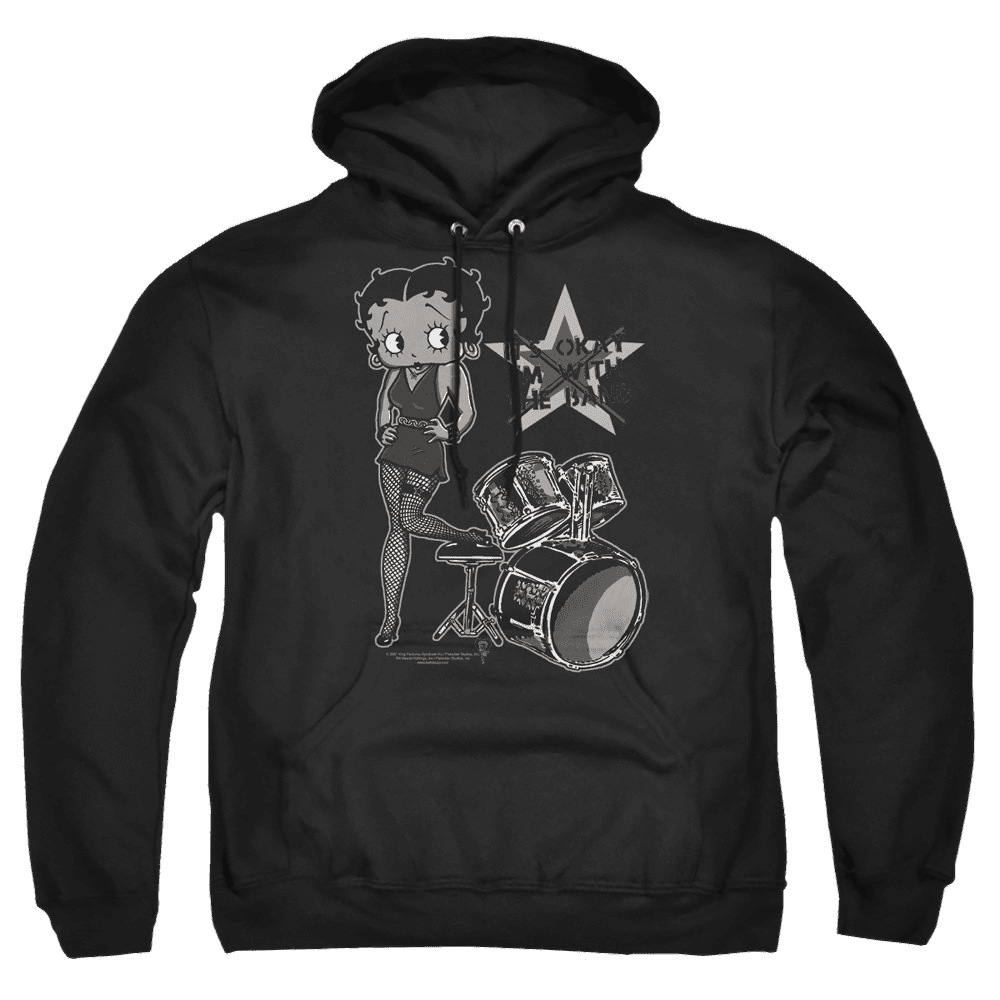 Betty Boop With The Band – Pullover Hoodie