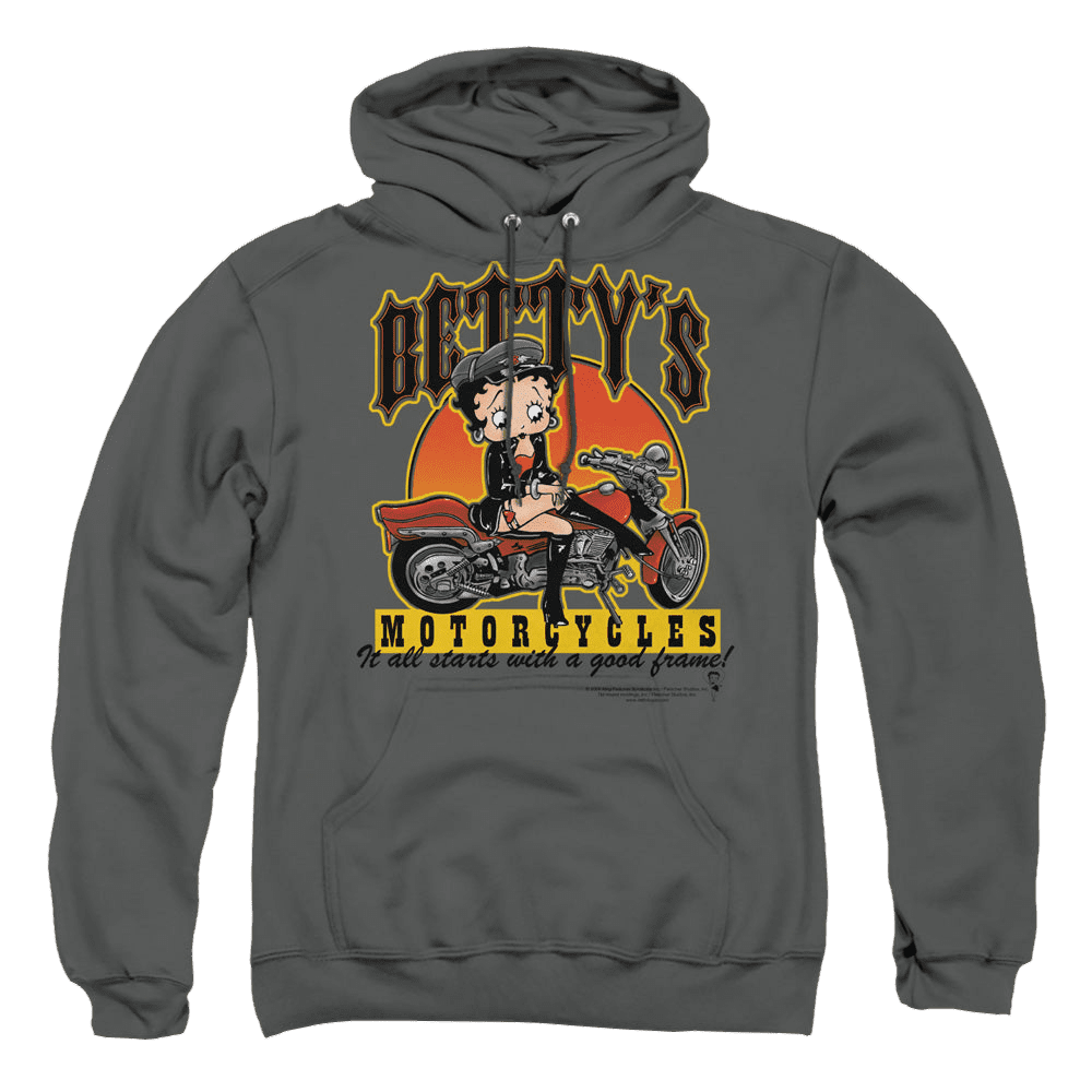 Betty Boop Bettys Motorcycles – Pullover Hoodie