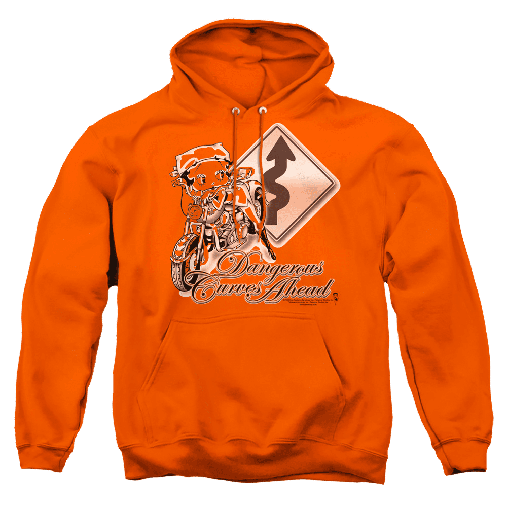 Betty Boop Dangerous Curves – Pullover Hoodie