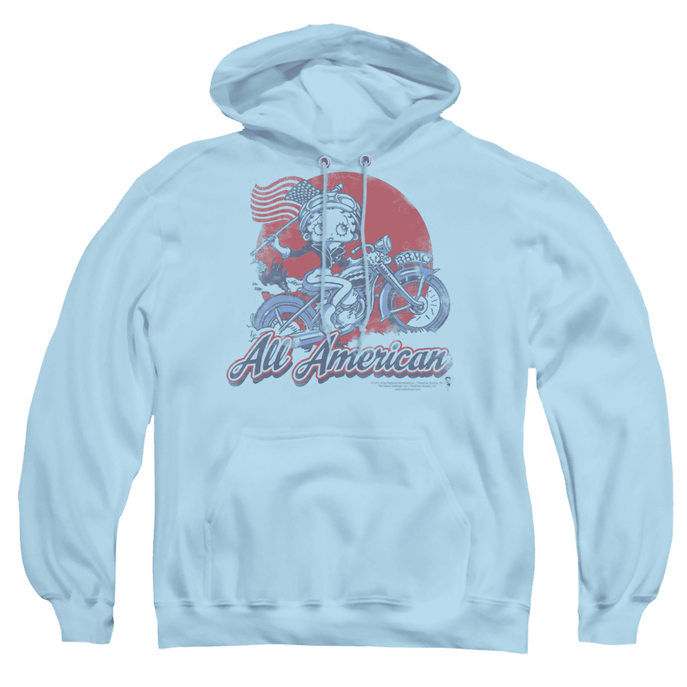 Betty Boop All American Biker – Pullover Hoodie