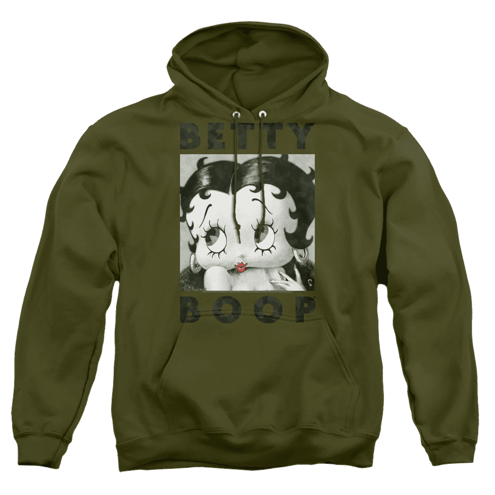 Betty Boop Camo Glamour – Pullover Hoodie