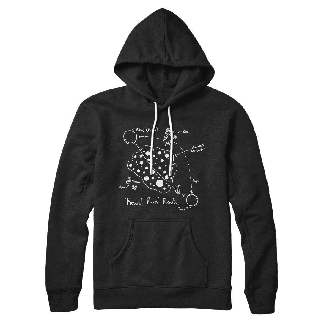 Kessel Run Directions Hoodie