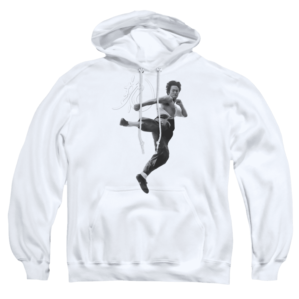 Bruce Lee Flying Kick – Pullover Hoodie