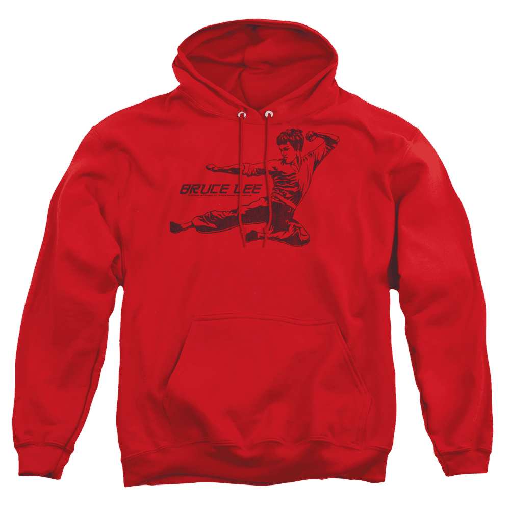 Bruce Lee Line Kick – Pullover Hoodie