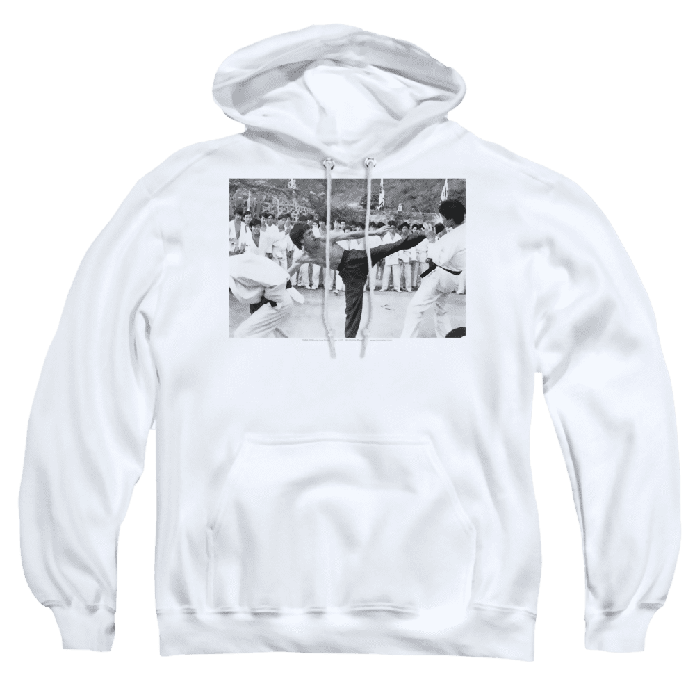 Bruce Lee Kick To The Head – Pullover Hoodie