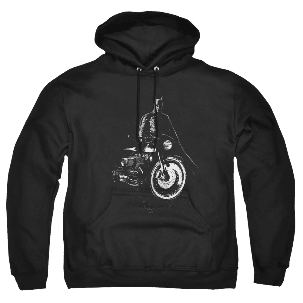 The Batman (2022) And His Motorcycle – Pullover Hoodie