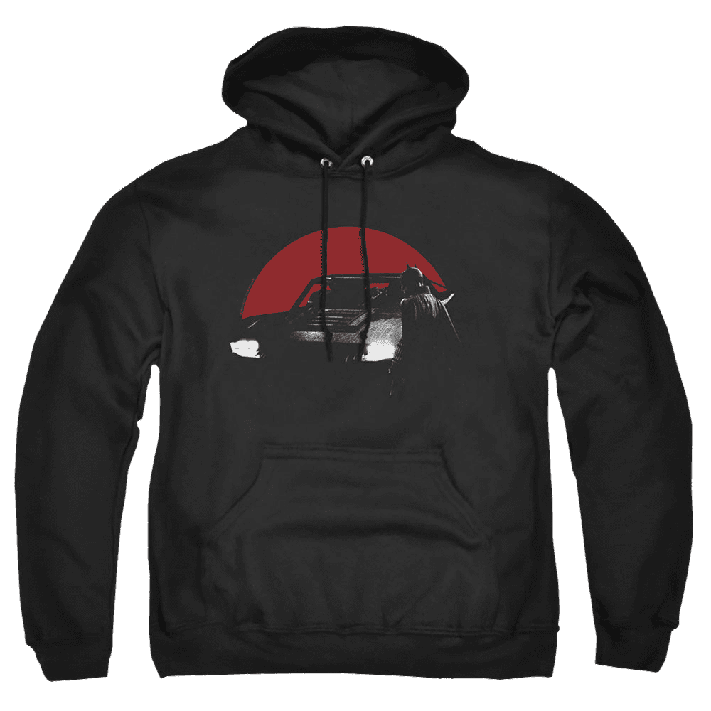 The Batman (2022) Red Moon And Batmobile – Pullover Hoodie