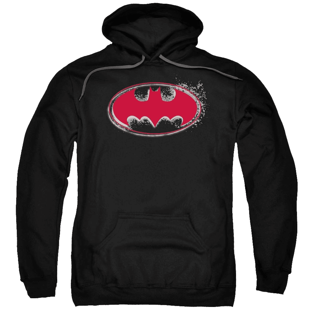 Batman Hardcore Noir Bat Logo – Pullover Hoodie