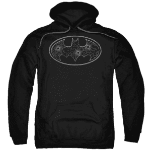 Batman Glass Hole Logo - Pullover Hoodie