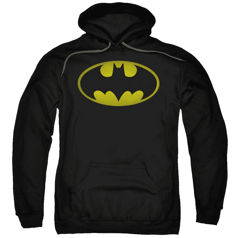 Batman Washed Bat Logo – Pullover Hoodie