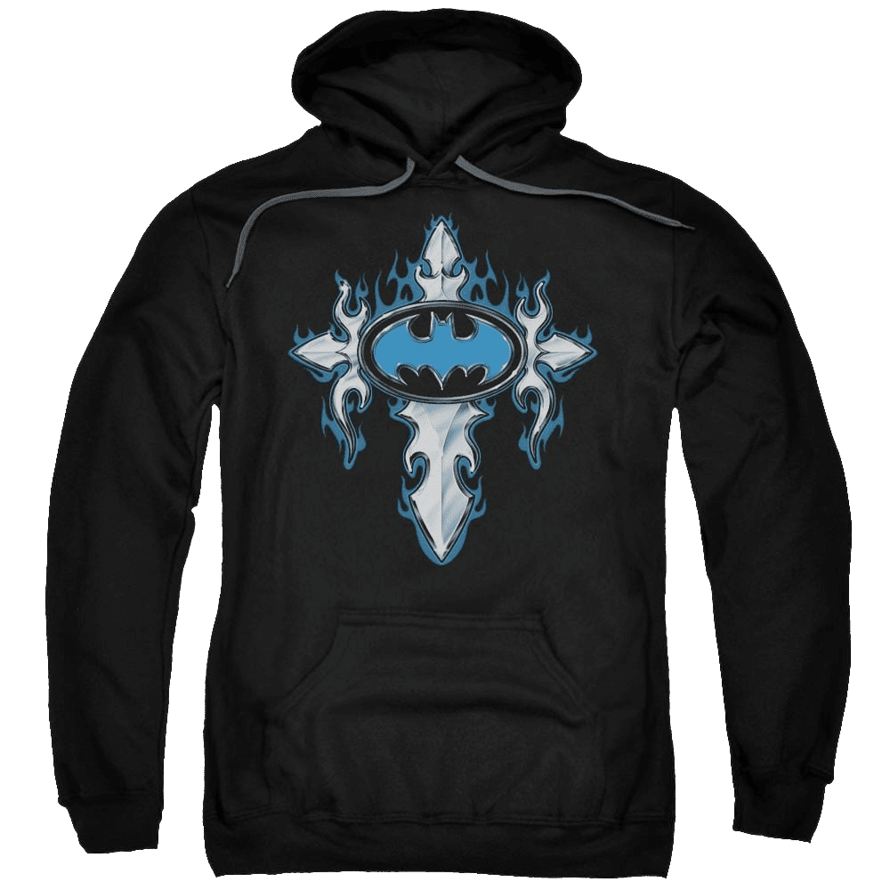 Batman Gothic Steel Logo – Pullover Hoodie