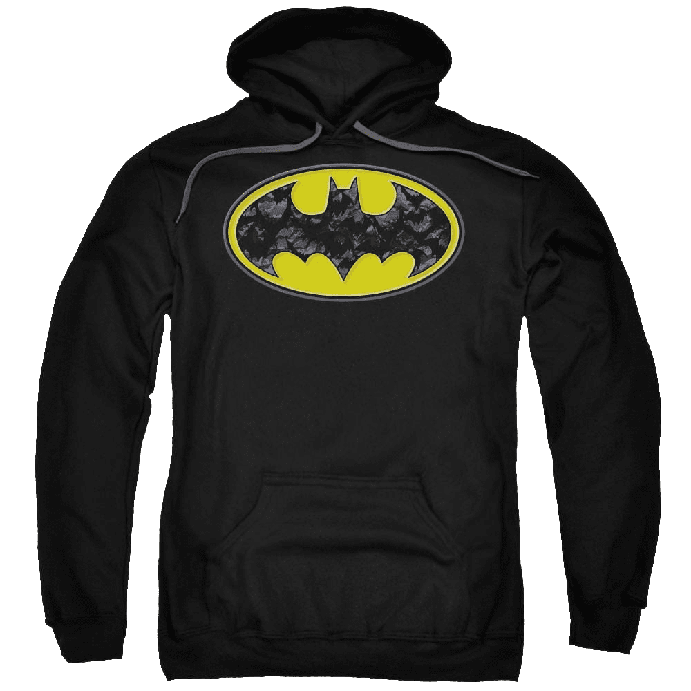 Batman Bats In Logo – Pullover Hoodie