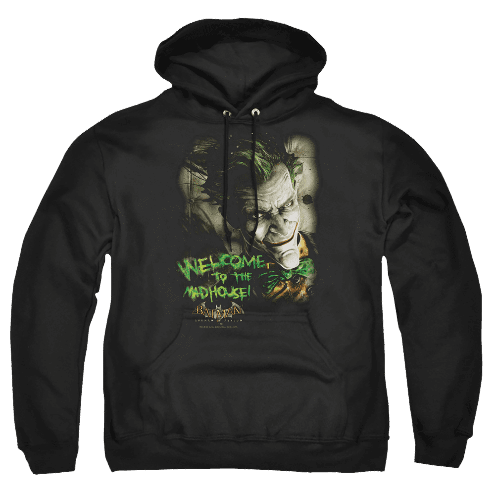 Batman – Arkham Welcome To The Madhouse – Pullover Hoodie