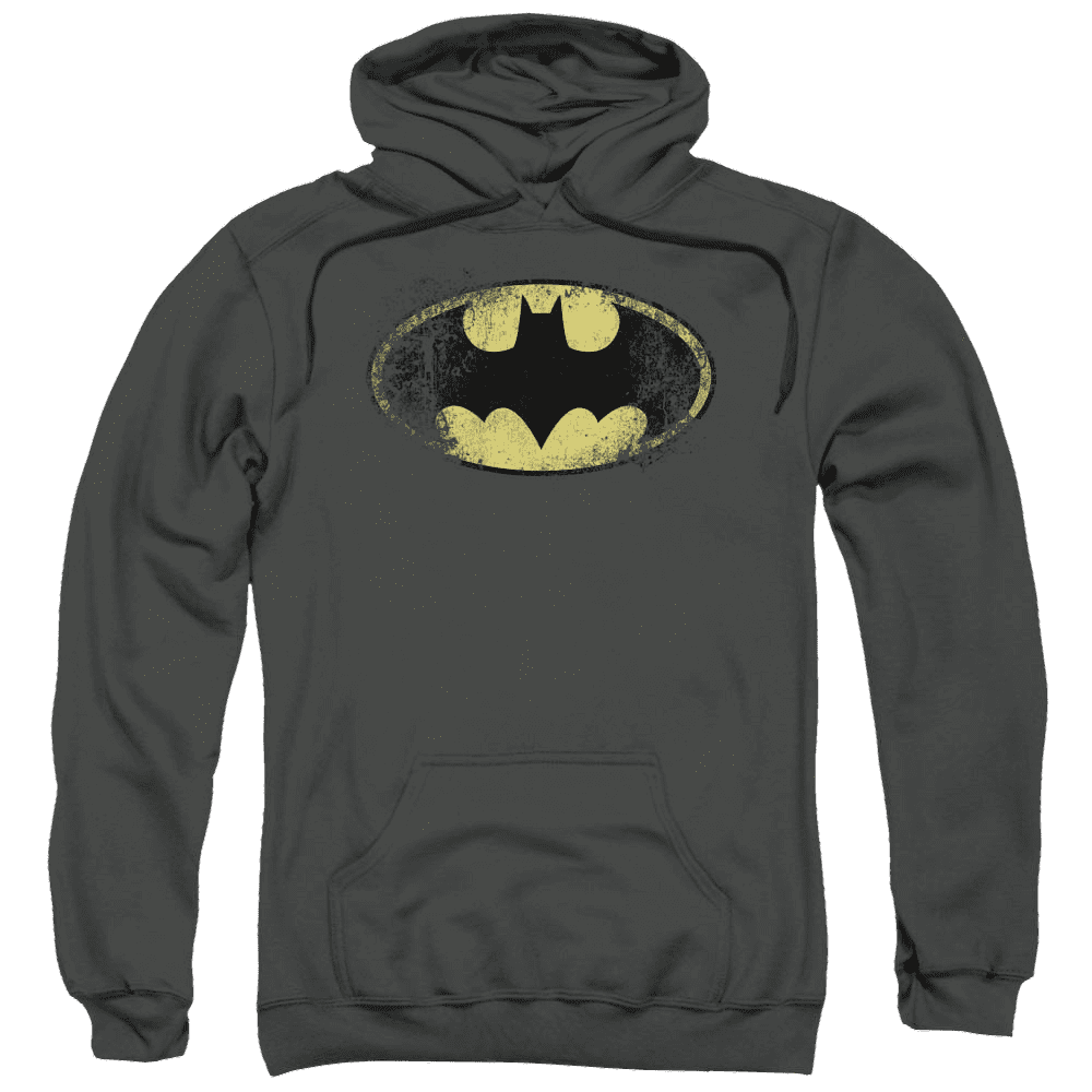 Batman Destroyed Logo – Pullover Hoodie