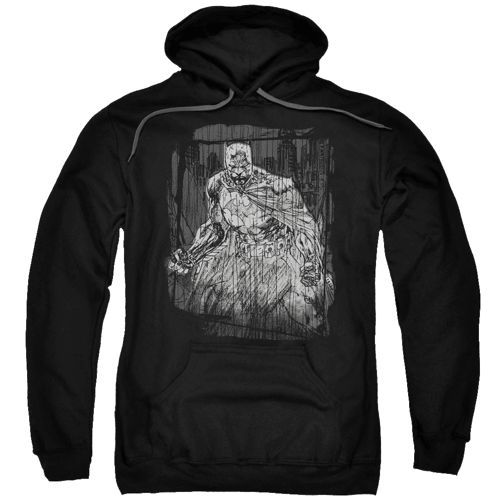 Batman Pencilled Rain – Pullover Hoodie