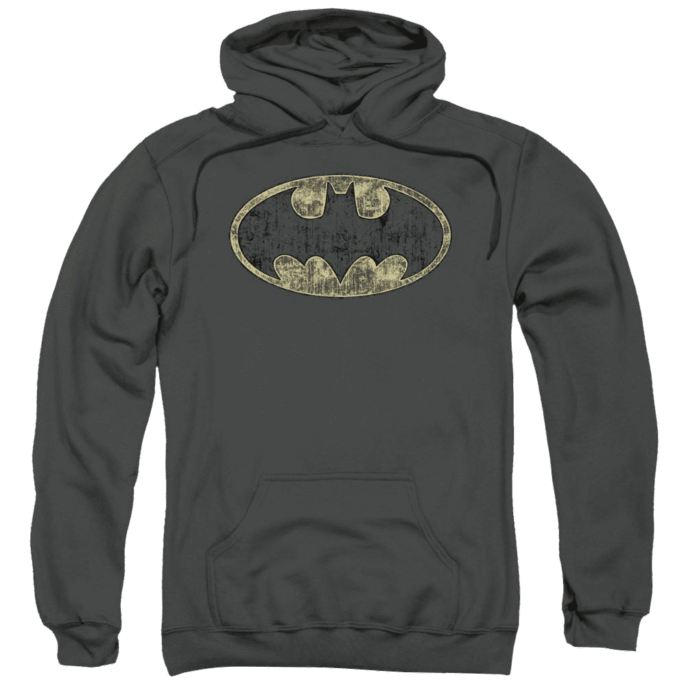 Batman Tattered Logo – Pullover Hoodie