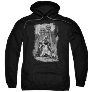 Batman Sketchy Shadows - Pullover Hoodie