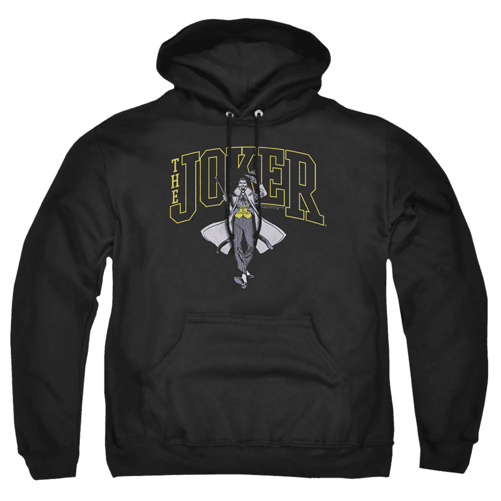 The Batman (2022) Joker Varsity On Black – Pullover Hoodie