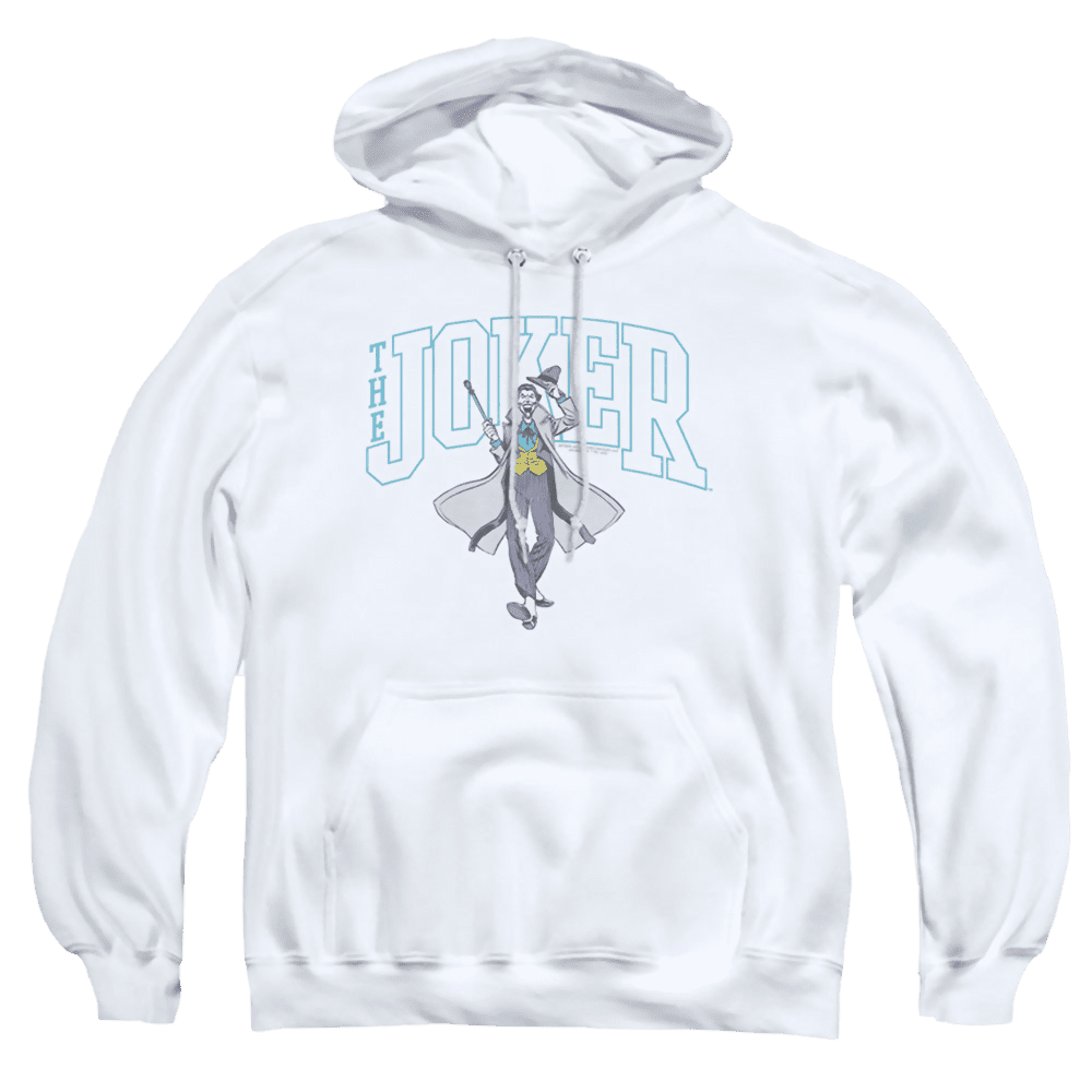 The Batman (2022) Joker Varsity On White – Pullover Hoodie