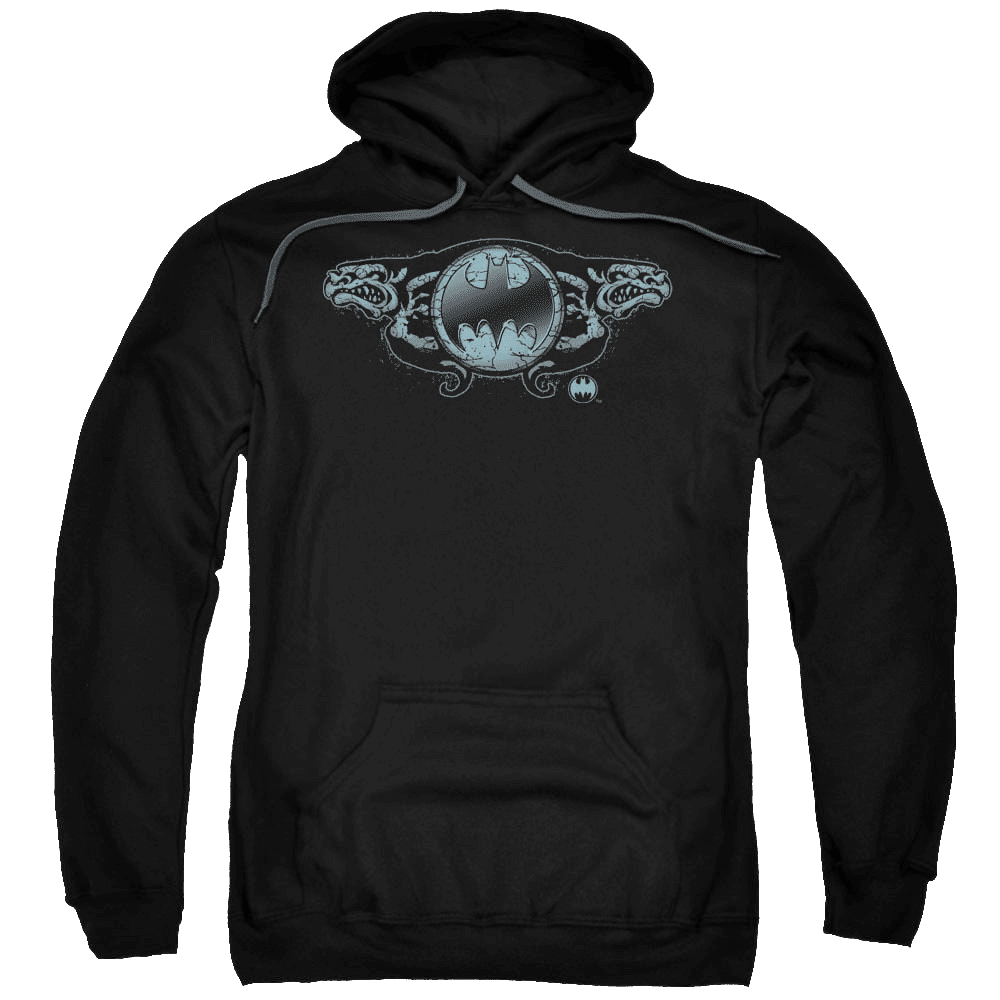 Batman Two Gargoyles Logo – Pullover Hoodie