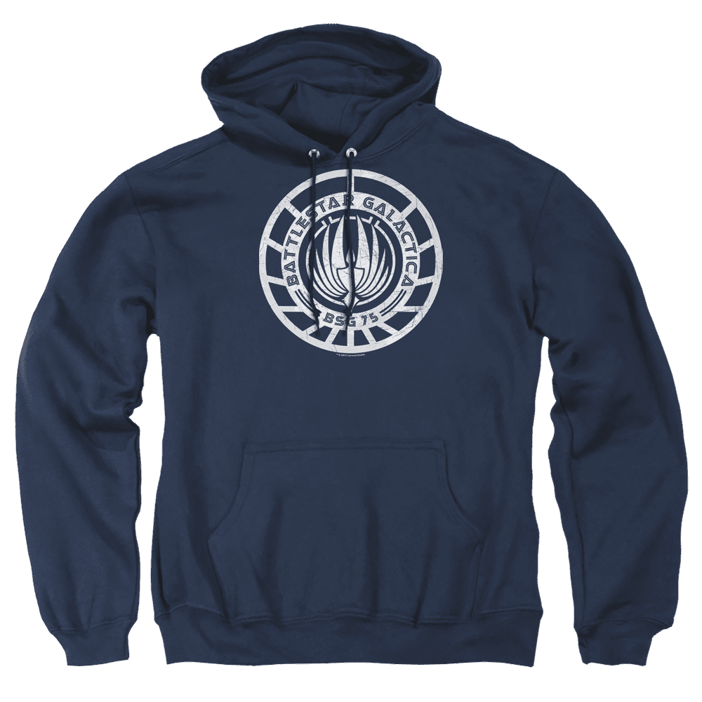 Battlestar Galactica Scratched Bsg Logo – Pullover Hoodie