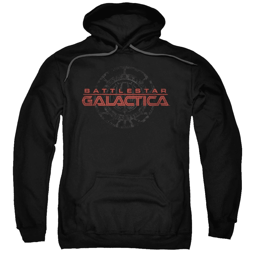 Battlestar Galactica Battered Logo – Pullover Hoodie