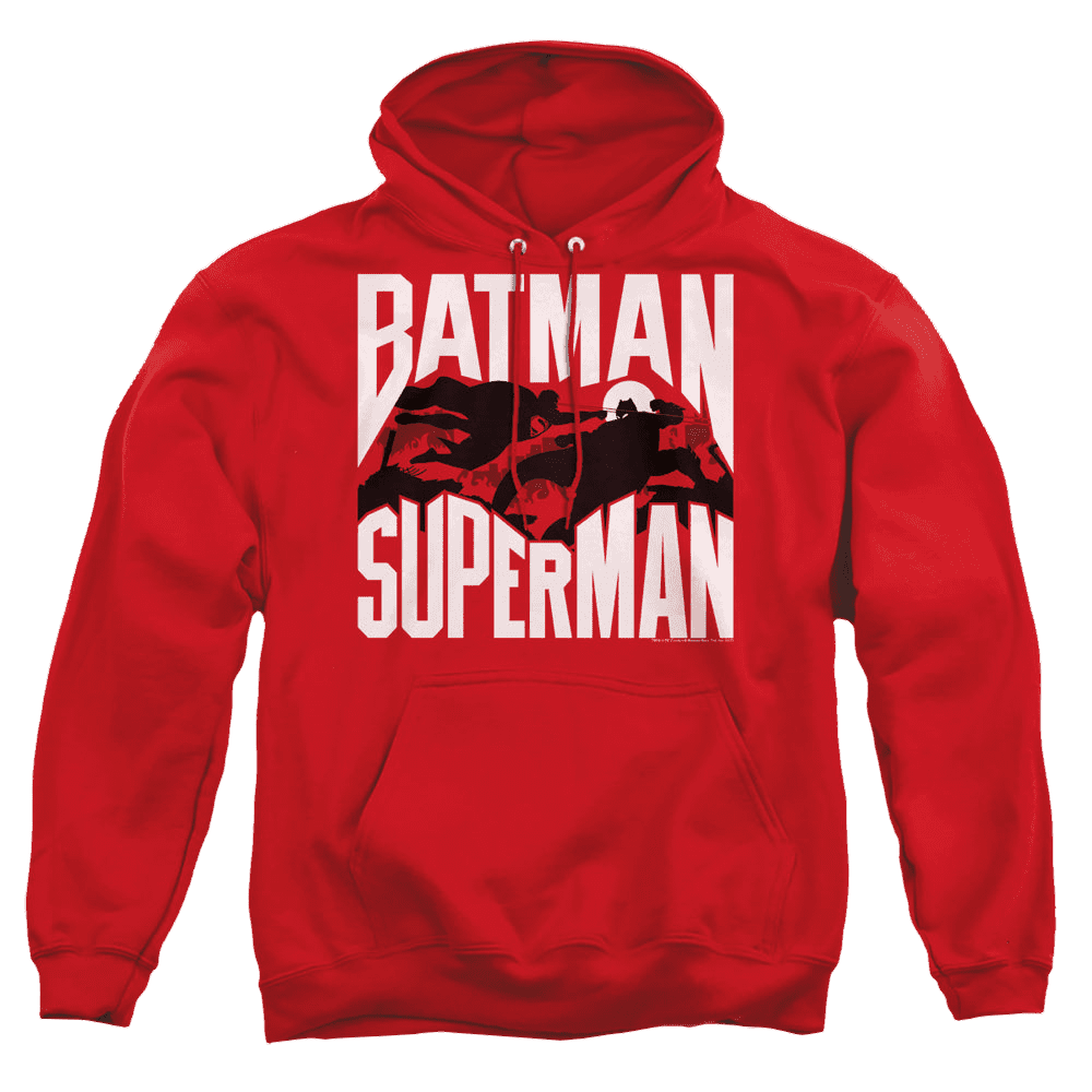 Batman V Superman Silhouette Fight – Pullover Hoodie