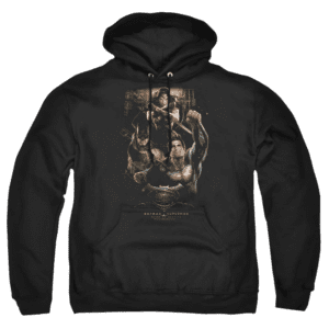 Batman v Superman Three In Action - Pullover Hoodie