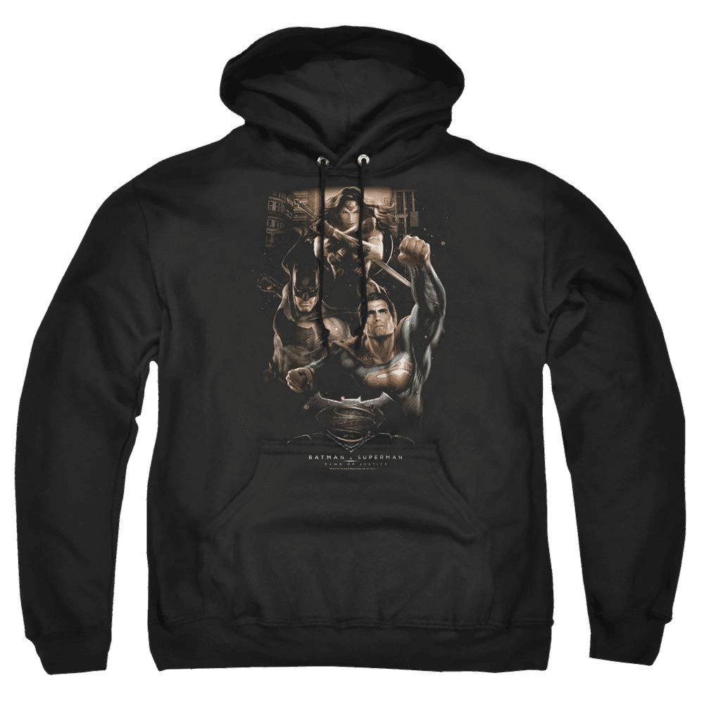 Batman V Superman Three In Action – Pullover Hoodie