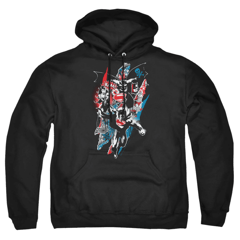 Batman V Superman Ripped Trio 2 – Pullover Hoodie