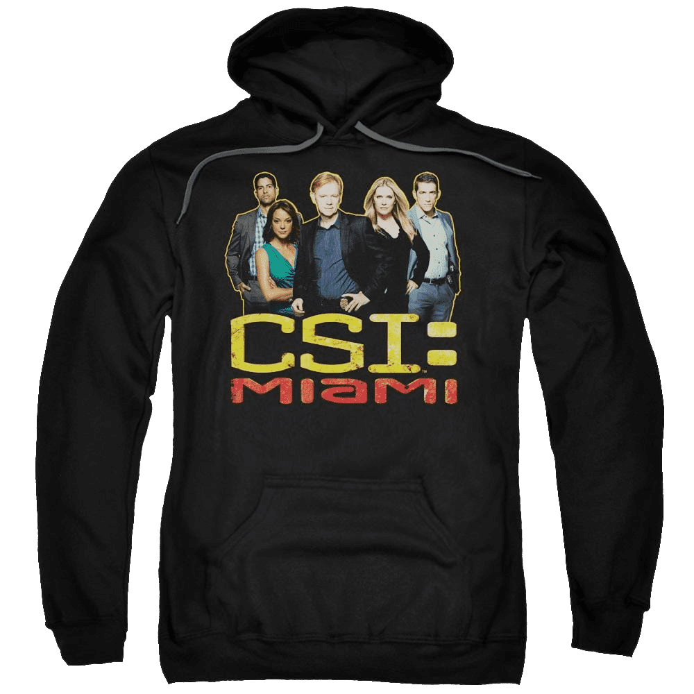 Csi: Miami The Cast In Black – Pullover Hoodie