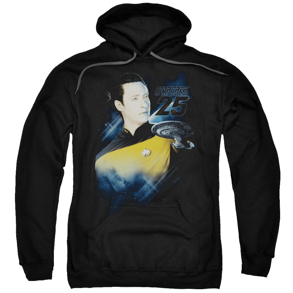 Star Trek Data 25Th Pullover Hoodie