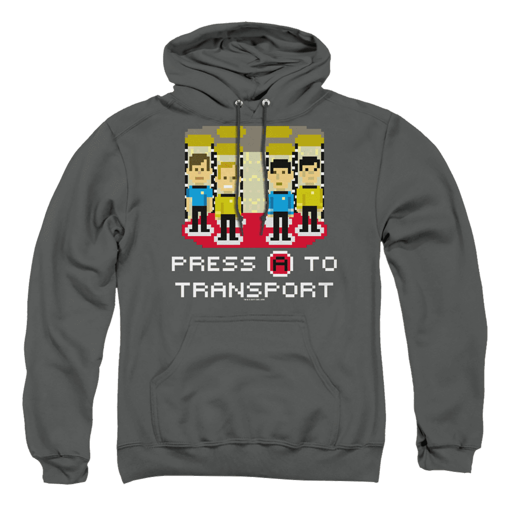 Star Trek Press A To Transport Pullover Hoodie