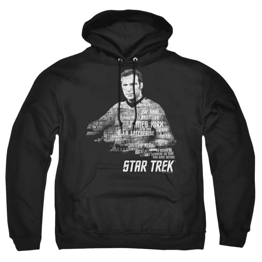 Star Trek Kirk Words Pullover Hoodie